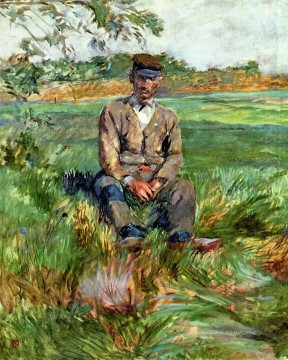  impressionist Malerei - ein Arbeiter bei Celeyran Beitrag Impressionisten Henri de Toulouse Lautrec